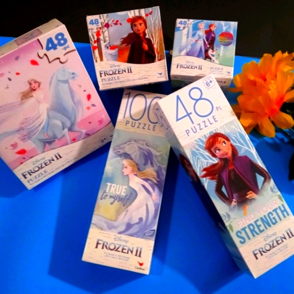 5PC Disney Frozen 2 Puzzles and More